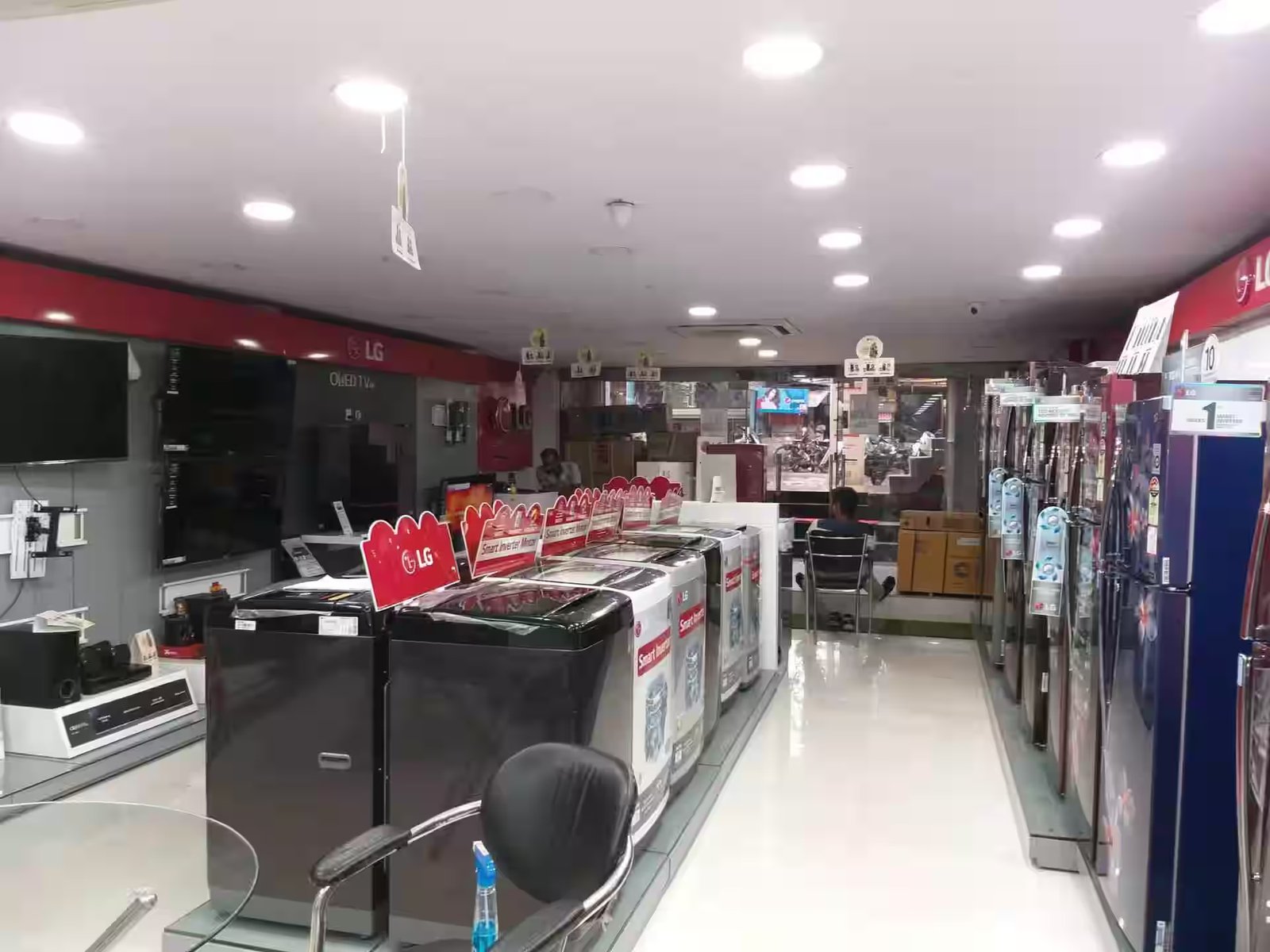 Electronics products displayed at Ajay and Company